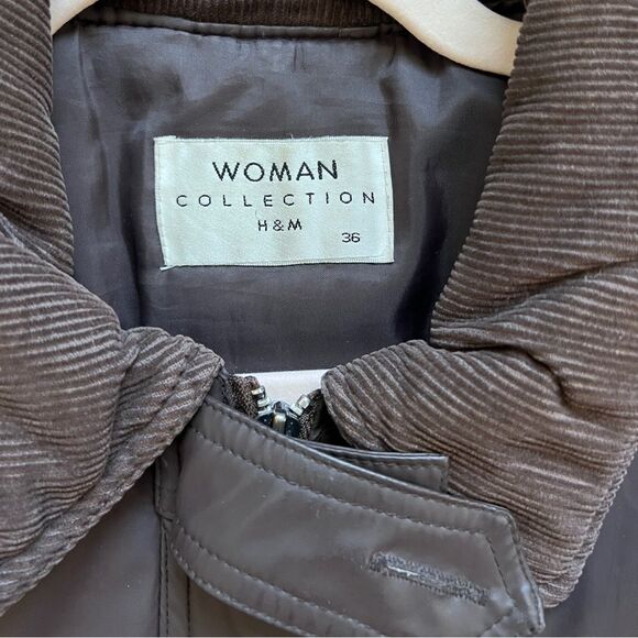 H&M Vintage Women’s Collection Brown Tan Jacket size 36 - Picture 6 of 7